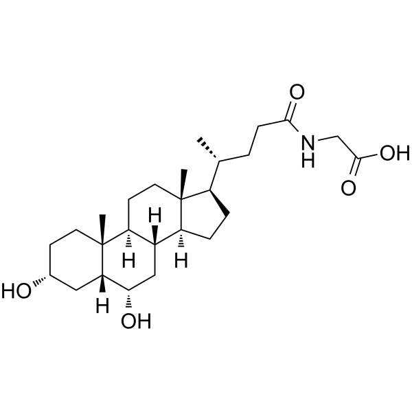 Glycohyodeoxycholic acid  Structure